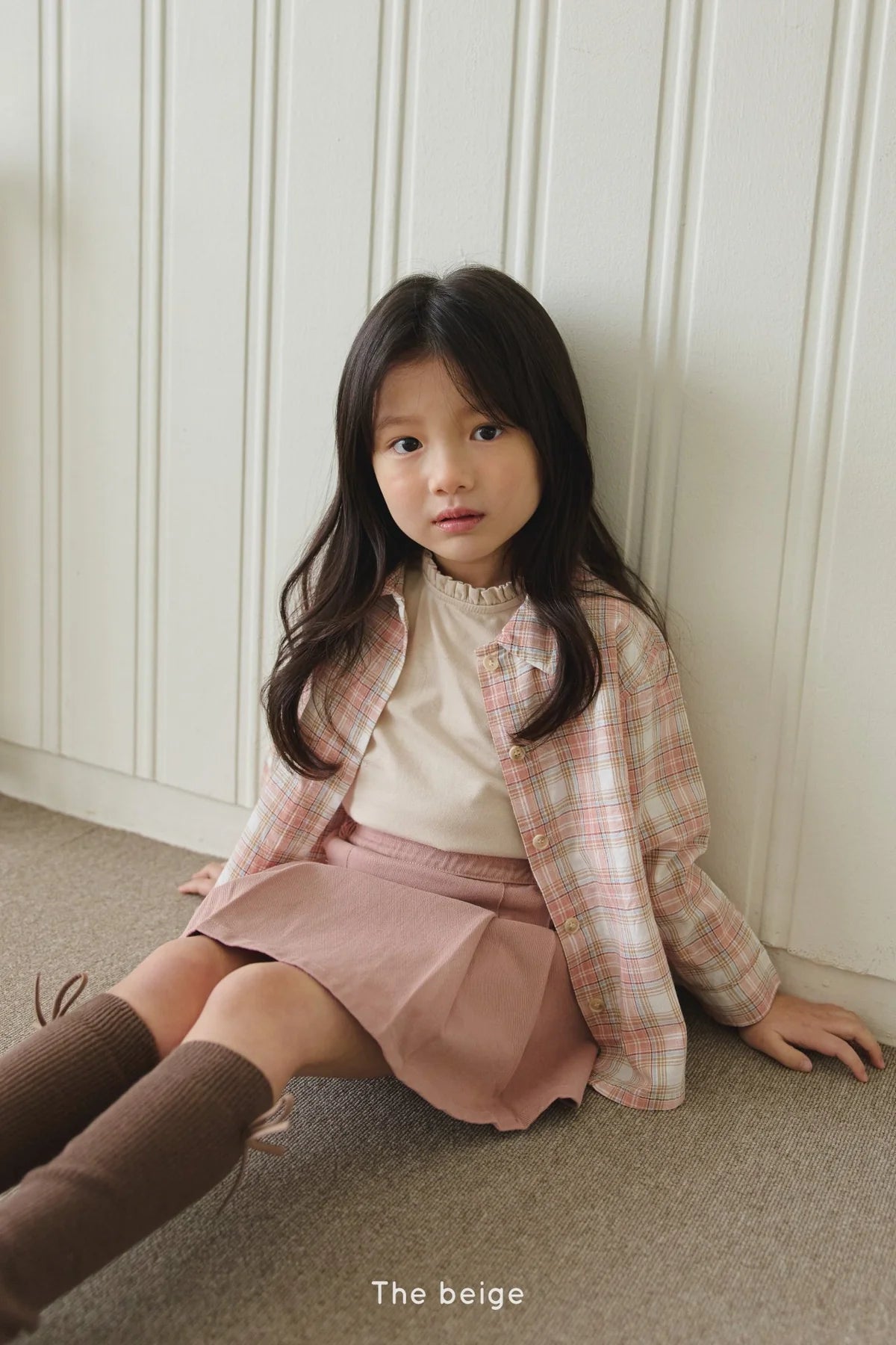 Cotton Pleated Skirt | 簡約純棉半身裙