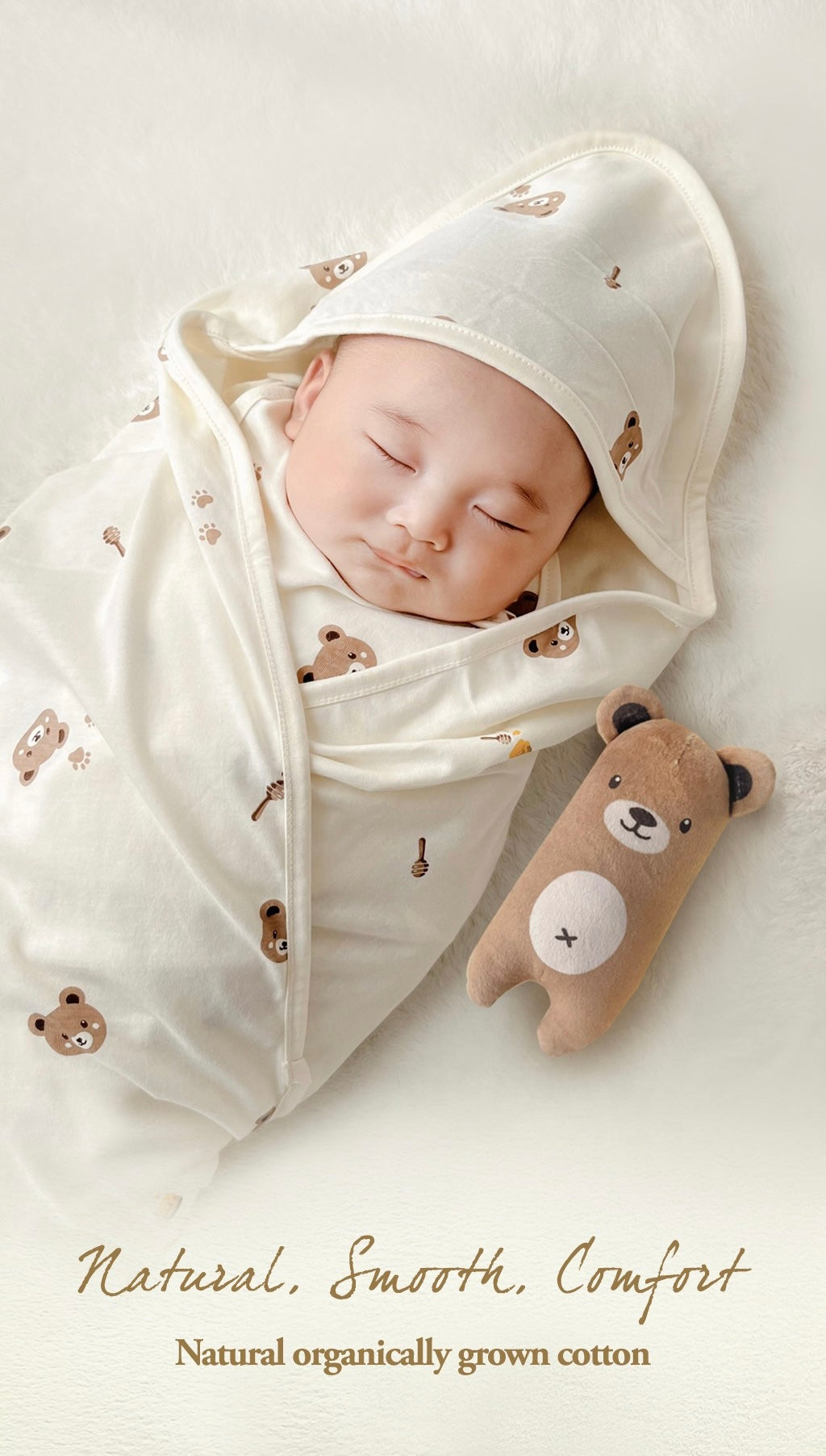 【禮盒🎁】Organic Newborn 4-Gift-Set 有機棉初生嬰兒4件禮盒套裝