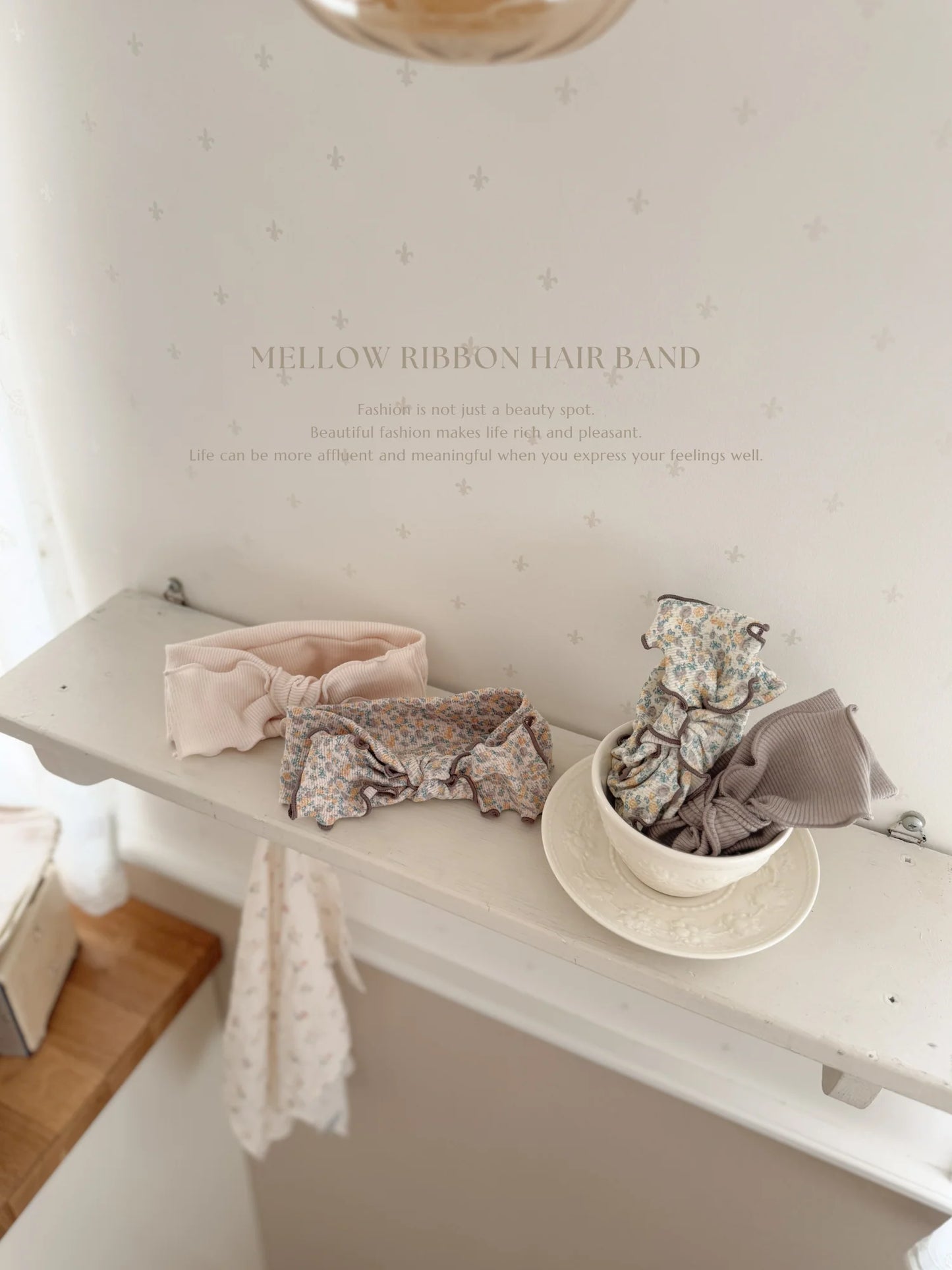 Nallari Hair Band | 羅紋蝴蝶結頭帶