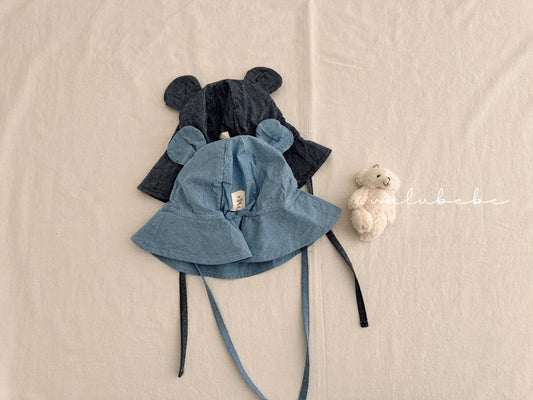 Denim Bear Bucket Hat | 牛仔小熊漁夫帽