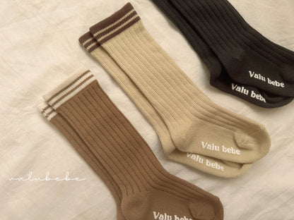 Golji Line Socks | 條紋高筒襪仔3件套