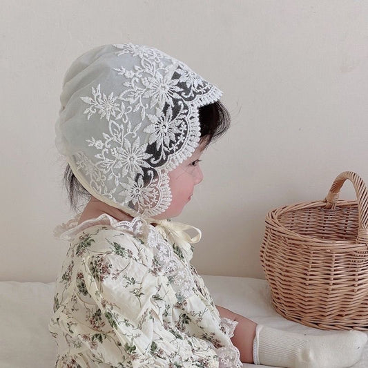 Lace Bonnet | 透明蕾絲帽仔