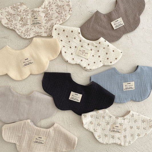 Baby Cotton Bibs Set | 嬰兒雙面口水肩3件套