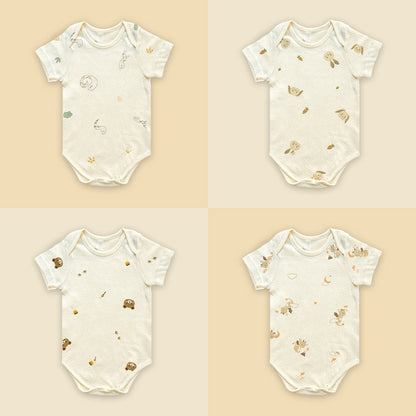 【韓國製🇰🇷】Organic Newborn Bodysuit 有機棉初生嬰兒包屁衣