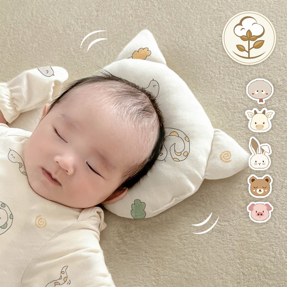 【韓國製🇰🇷】Organic Newborn Pillow 有機棉初生嬰兒枕頭