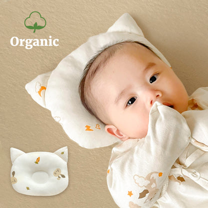 【韓國製🇰🇷】Organic Newborn Pillow 有機棉初生嬰兒枕頭